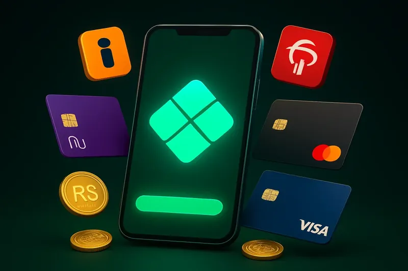 Métodos de pagamento de cassino online com smartphone e moedas em real